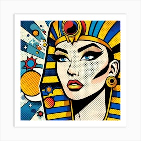 Pop Egyptian Hana Firefly Art Print