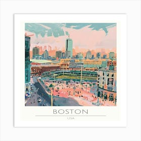 Boston Skyline Art Print