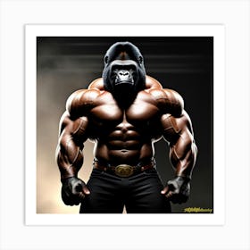 Gorilla 5 Art Print