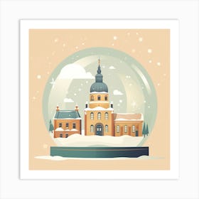 Kiruna Sweden 1 Snowglobe Art Print