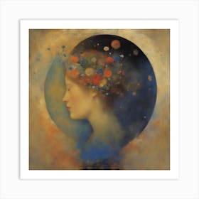 Woman'S Head Art Print