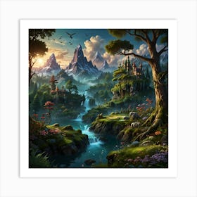 Fairytale Forest 52 Art Print