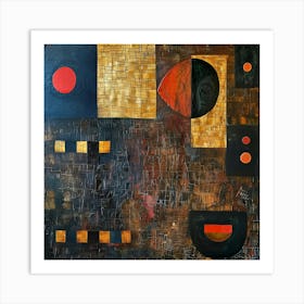 "City Lights" Abstract Painting Art Print