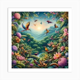 Tropical Paradise Art Print