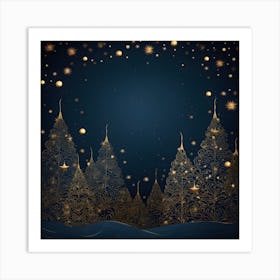 Elegant Christmas Design Series071 Art Print