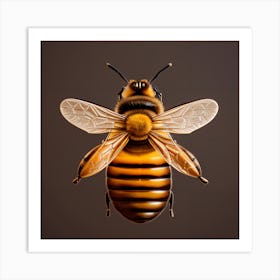 Bee Painting Art Print