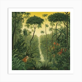 The Equatorial Jungle Art Print