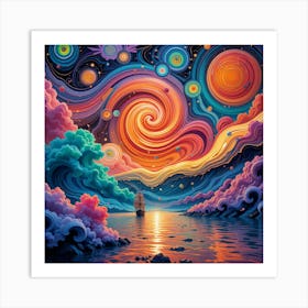 Starry Night 12 Art Print