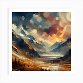 Abstract Horizons 23 Art Print