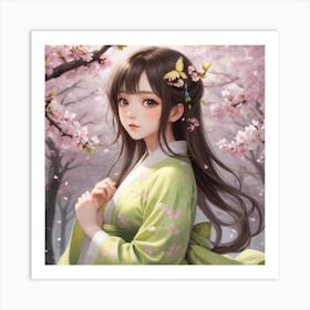 Asian Girl 5 Art Print