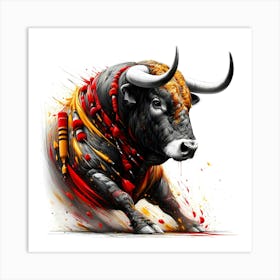 Animal Creative Portrai Illustrationt 15 Art Print