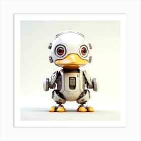 Robot Duck 3 Art Print