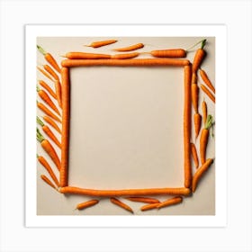 Carrots Frame Art Print