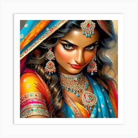 Exotic Beauty Artwork 268 Art Print