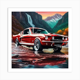 Ford Mustang 3 Art Print