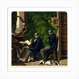 Reading Room Art Print