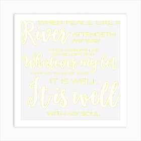 It Is Well With My Soul Christian Art Print