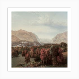 View Of The Valley Art Print