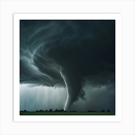 Tornado In The Sky 1 Art Print