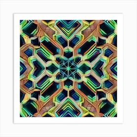 Abstract Fractal Pattern Art Print