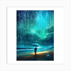 Night Sky With Stars 1 Art Print