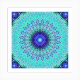 Frozen Mandala Art Print