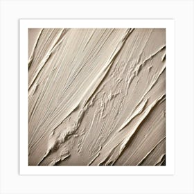 Close Up Of A White Wall Art Print