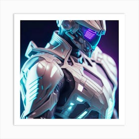 Ciborg Cyberpunk Robot (170) Art Print