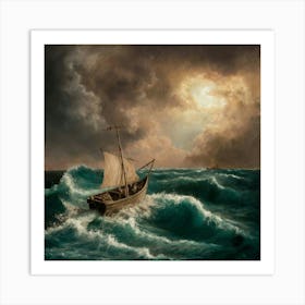 Stormy Seas Art Print