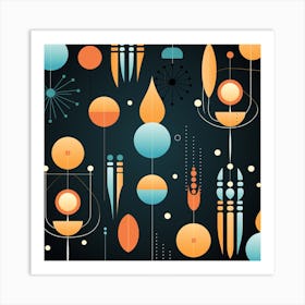 Abstract Background 369 Art Print