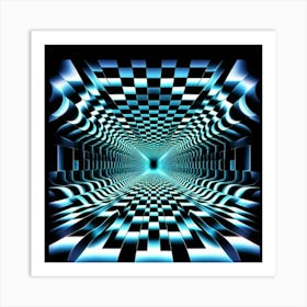 Holographic Tunnel Poster