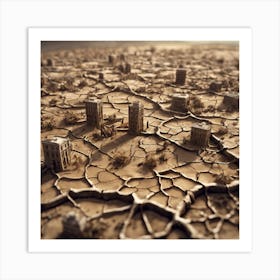 City In The Desert 2 Art Print