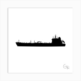 Cargo Ship Art Print