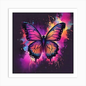 Butterfly Painting 239 Art Print