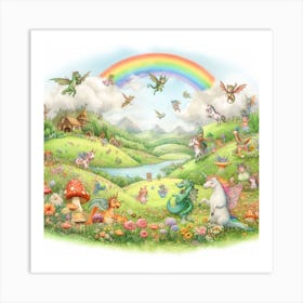 Fairy Land 2 Art Print