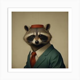 Raccoon 1 Art Print