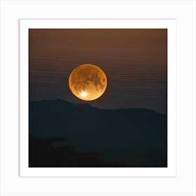 Full Moon Art Print