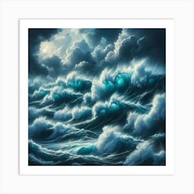 Stormy Sea Art Print