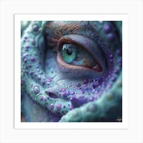 Octopus Eye Art Print