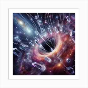 Black Hole In Space Art Print