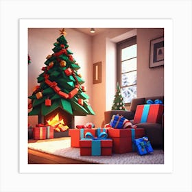 Christmas Tree 47 Art Print