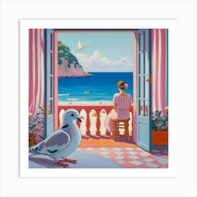 'The Beach' Art Print