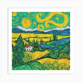 Starry Night 44 Art Print