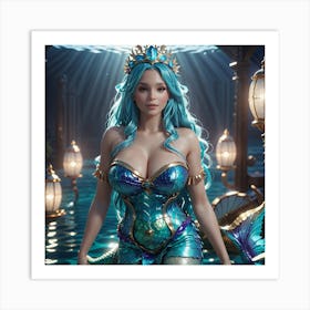 Mermaid 3 Art Print