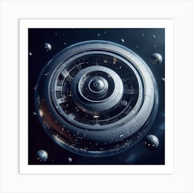 Spaceship 64 Art Print