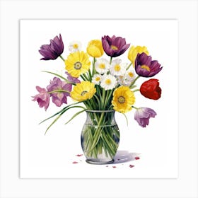 Flowers In A Vase 2 Art Print