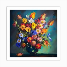 Flowers In A Vase 12 Art Print