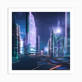 Future City Art Print