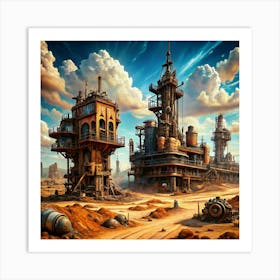 Industrial City Art Print