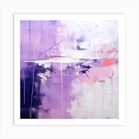 Acrylic Lilac Cascade Art Print